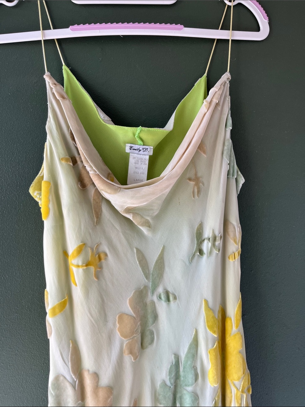 Vintage Emily D. Floral dress